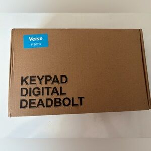 Veise KS02B‎ Fingerprint Deadbolt Lock with Levers